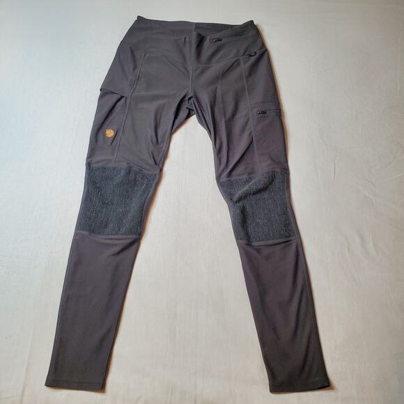 Fjallraven Black Leggings Abisko Trekking Tights - Picture 2 of 7